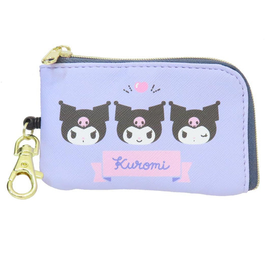 リールキーケース キーケース＆定期入れ クロミ サンリオ キー＆パスポーチ ICカードケース 鍵ケース メール便可