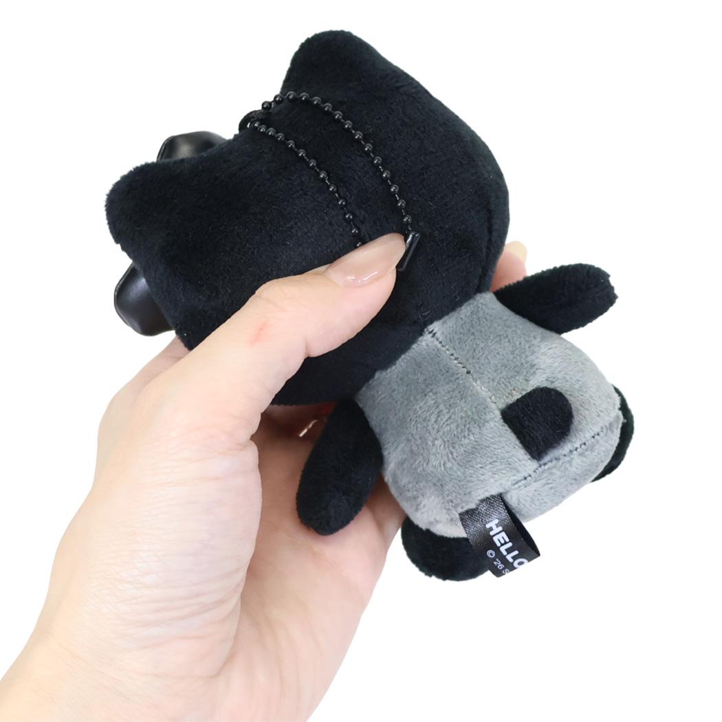 ハローキティ マスコット ボールチェーンマスコット モノクロシリーズ サンリオ プレゼント かわいい ミニぬいぐるみ キャラクター グッズ シネマコレクション