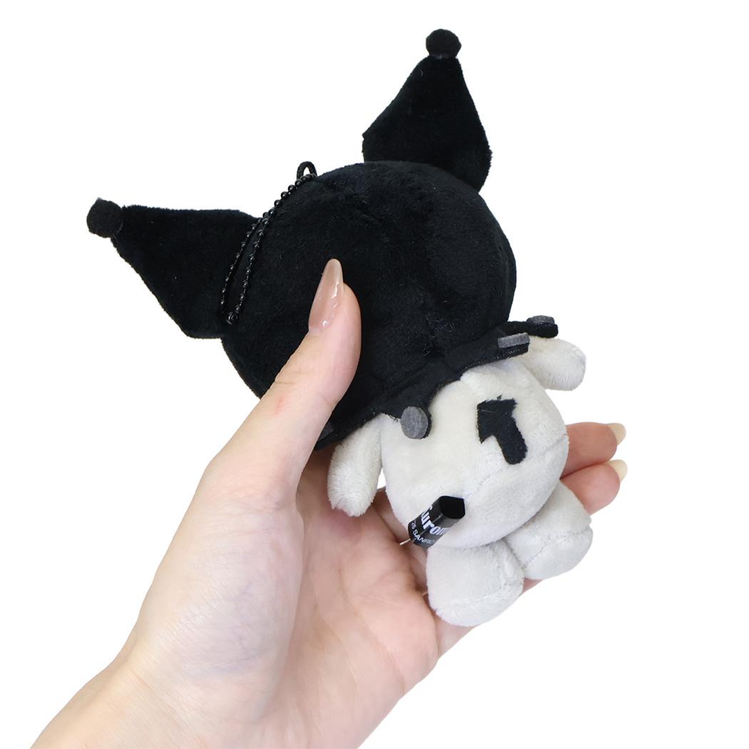 クロミ マスコット ボールチェーンマスコット モノクロシリーズ サンリオ プレゼント かわいい ミニぬいぐるみ キャラクター グッズ シネマコレクション