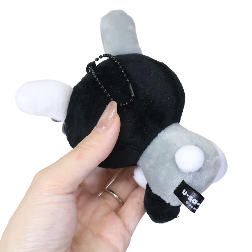 ウサハナ マスコット ボールチェーンマスコット モノクロシリーズ サンリオ プレゼント かわいい ミニぬいぐるみ キャラクター グッズ シネマコレクション