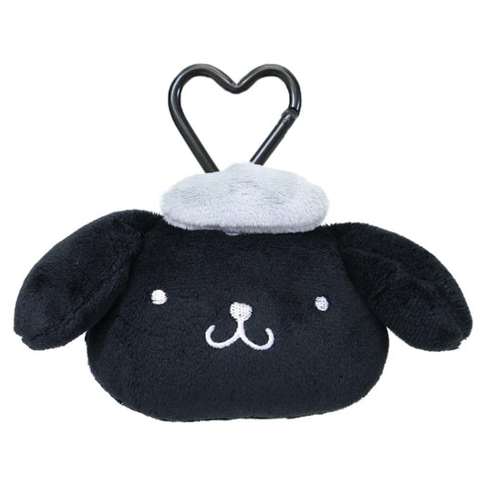 ポムポムプリン コインケース 小銭入れ モノクロシリーズ サンリオ ぬいぐるみミニポーチ キャラクター グッズ シネマコレクション