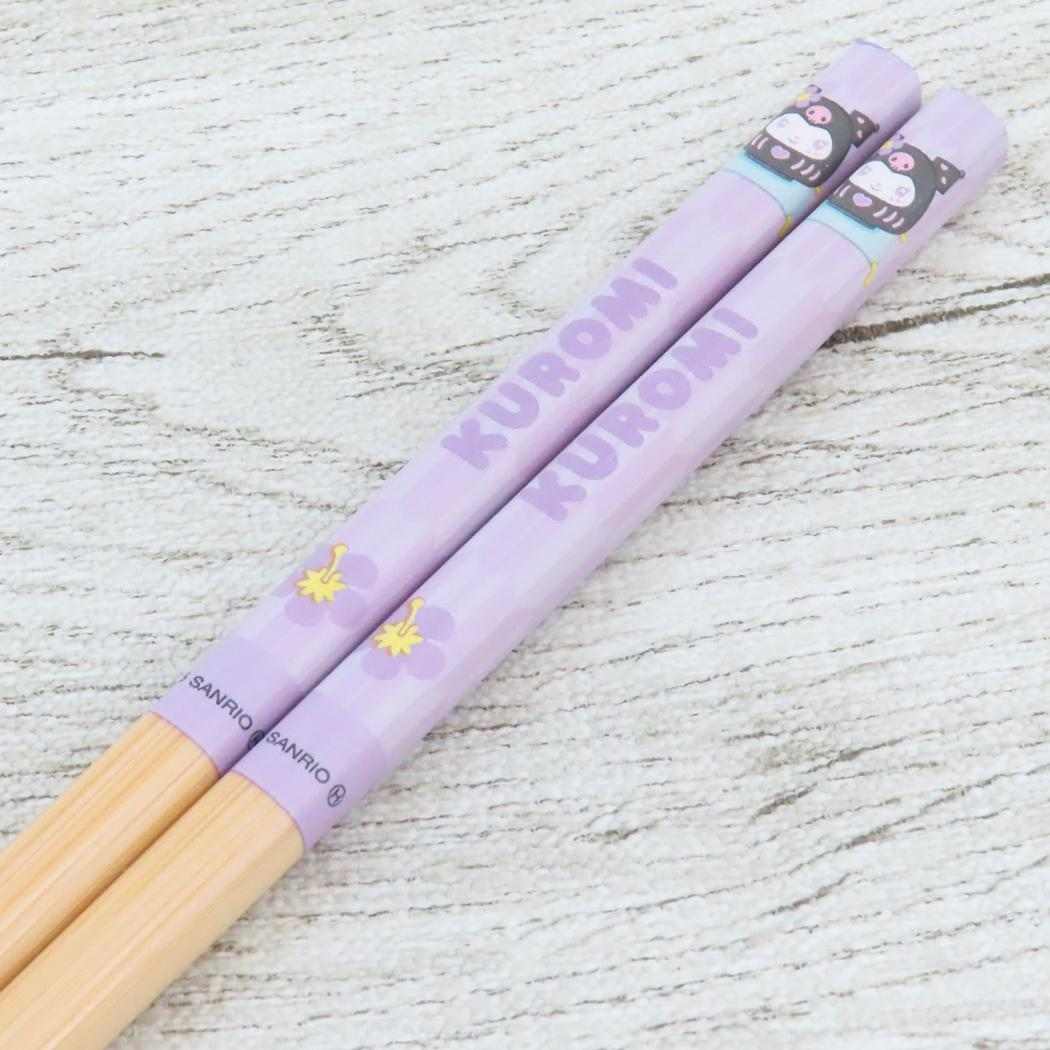 竹箸 21cm おはし クロミ だるまシリーズ サンリオ お箸 テーブルウェア メール便可