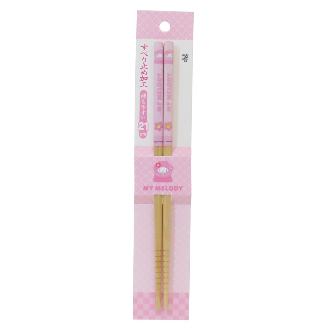竹箸 21cm おはし マイメロディ だるまシリーズ サンリオ お箸 テーブルウェア メール便可