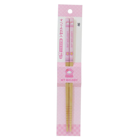 竹箸 21cm おはし マイメロディ だるまシリーズ サンリオ お箸 テーブルウェア メール便可