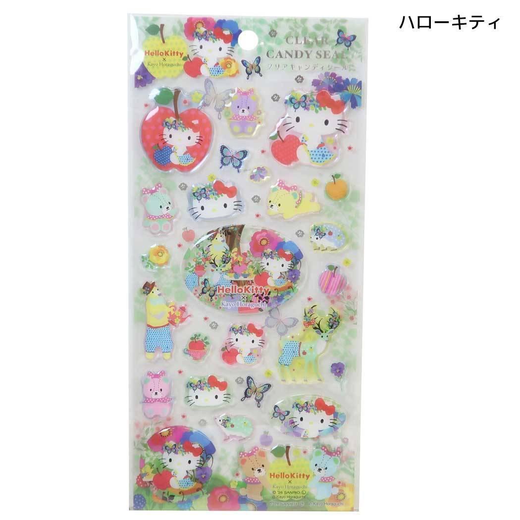 サンリオ シールシート クリアキャンディシール ハローキティ sanrio