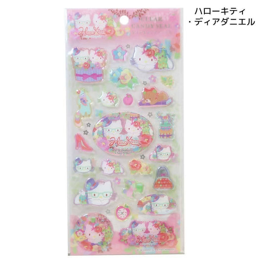 サンリオ シールシート クリアキャンディシール ハローキティ・ディアダニエル sanrio
