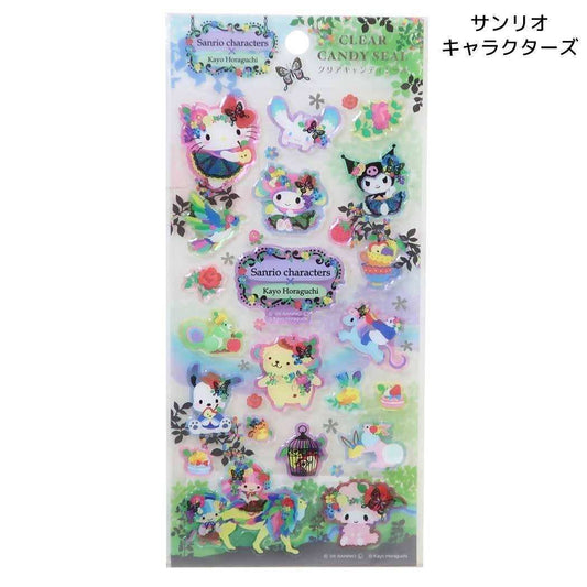 サンリオ シールシート クリアキャンディシール サンリオキャラクターズ sanrio