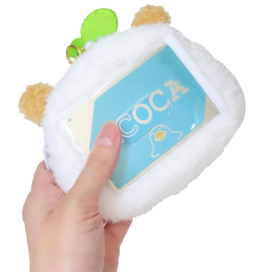 フェイスパスケース 定期入れ コロコロクリリン 平成キャラシリーズ 胸キュンメモリーズ サンリオ ぬいぐるみ小銭入れ 小物入れ