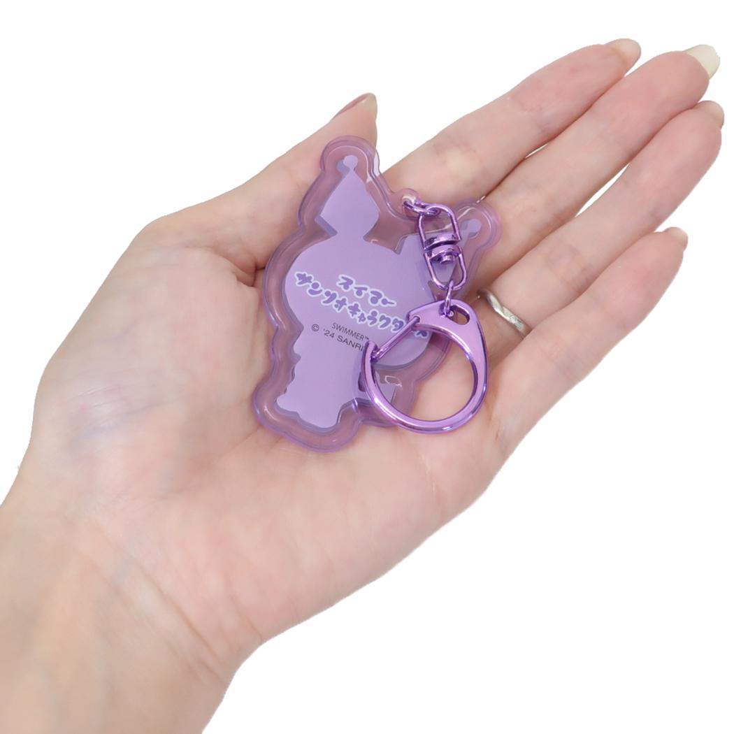 ぷっくりったいキーホルダー キーリング スイマーxサンリオキャラクターズ クロミ SWIMMER ケイカンパニー プレゼント メール便可