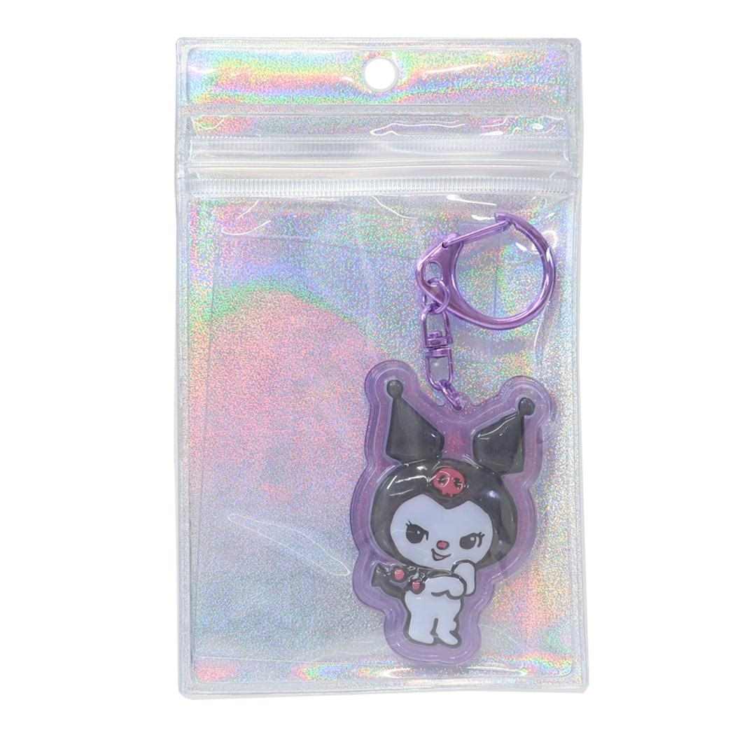 ぷっくりったいキーホルダー キーリング スイマーxサンリオキャラクターズ クロミ SWIMMER ケイカンパニー プレゼント メール便可