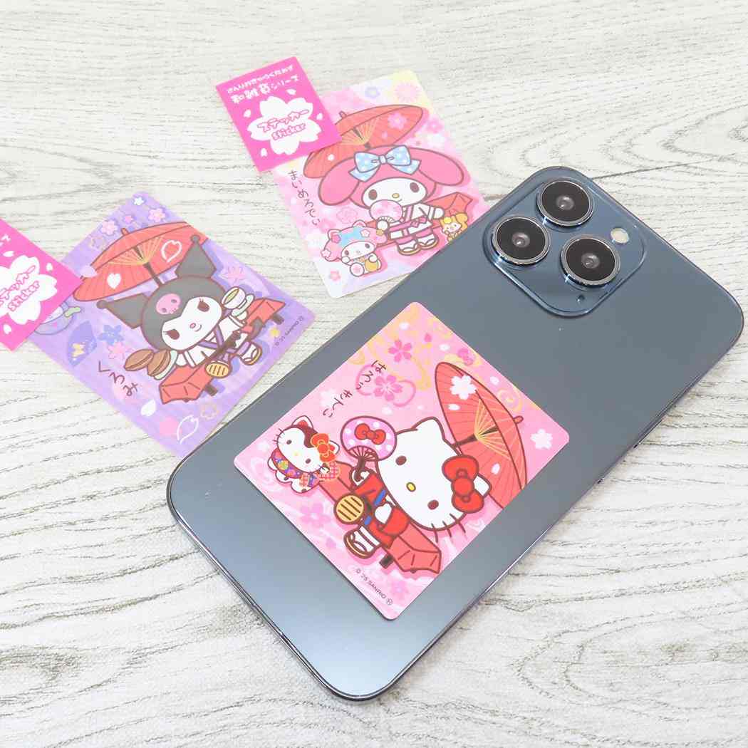 ステッカー ダイカットシール マイメロディ 和雑貨シリーズ サンリオ ケイカンパニー デコシール スマホステッカー メール便可