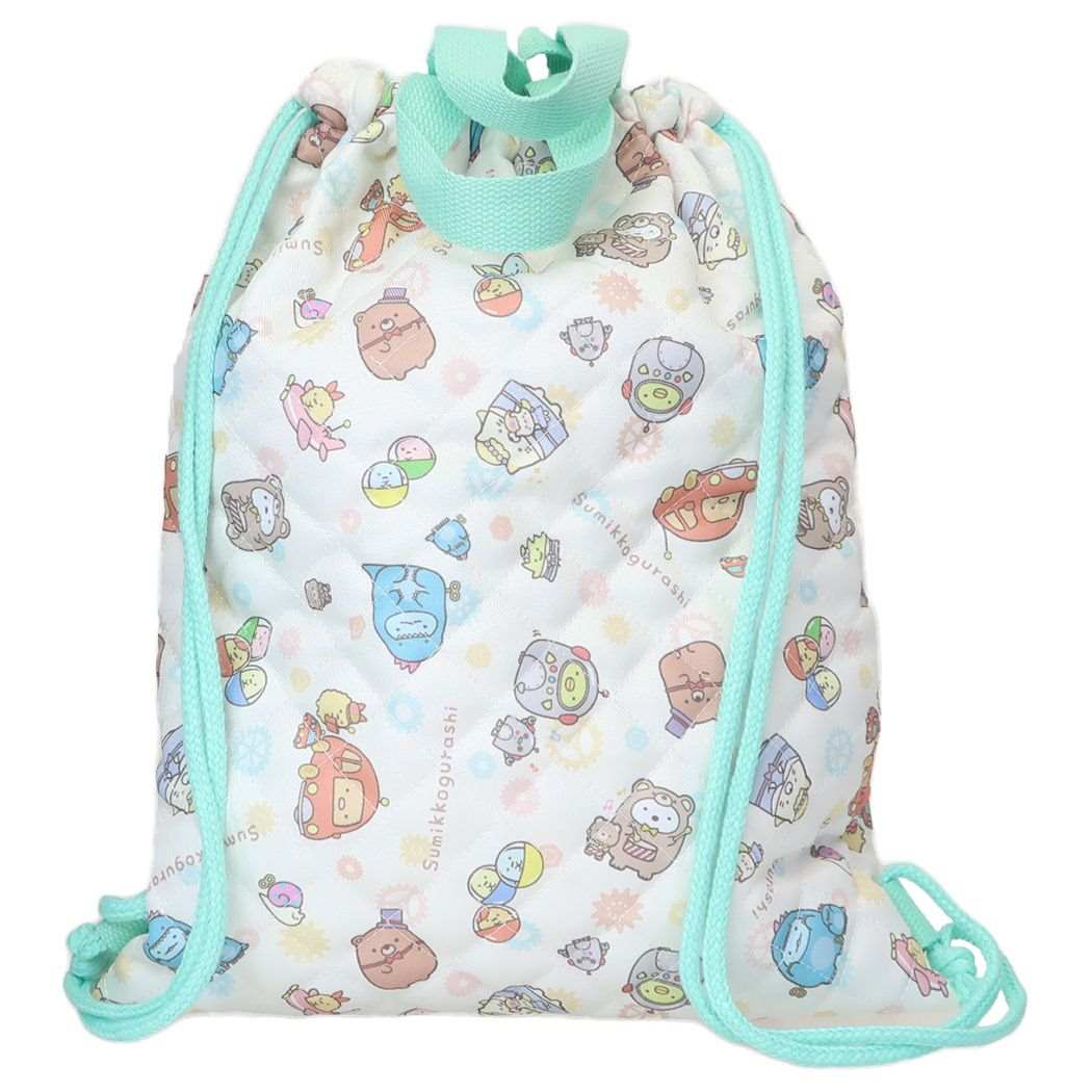 体操服かばん ナップサック すみっコぐらし ツギハギ工場のふしぎなコ サンエックス ケイカンパニー 新学期準備雑貨 メール便可