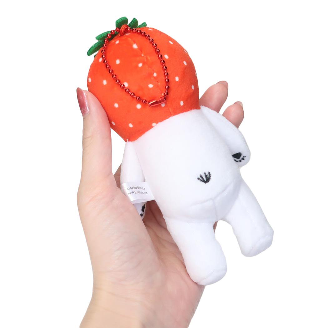ボールチェーンマスコット マスコット しろくまシリーズ いちご ケイカンパニー ミニぬいぐるみ かわいい 絵本