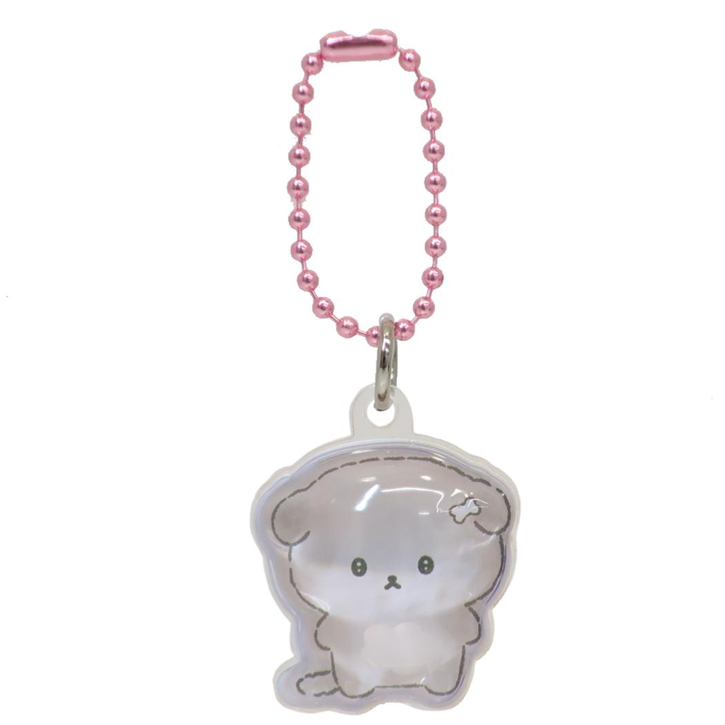 ぷっくりったいプチボールチェーン キーホルダー いしよわちゃん サンエックス プレゼント 立体 メール便可