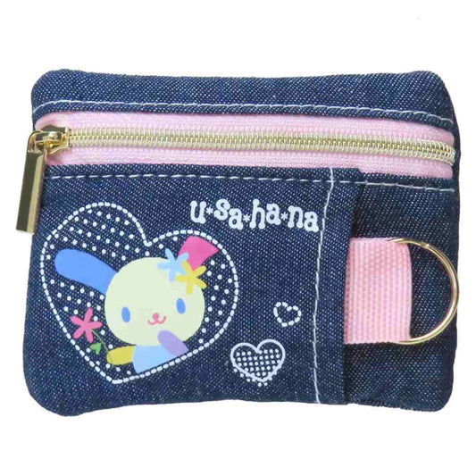 キーコインケース 小銭入れ＆定期入れ ウサハナ サンリオ 小物入れ ICカードケース メール便可