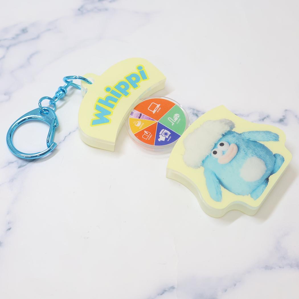 パカッとアクリルキーホルダー キーリング ホイッピ＆ラッピ ホイッピ アクキー メール便可