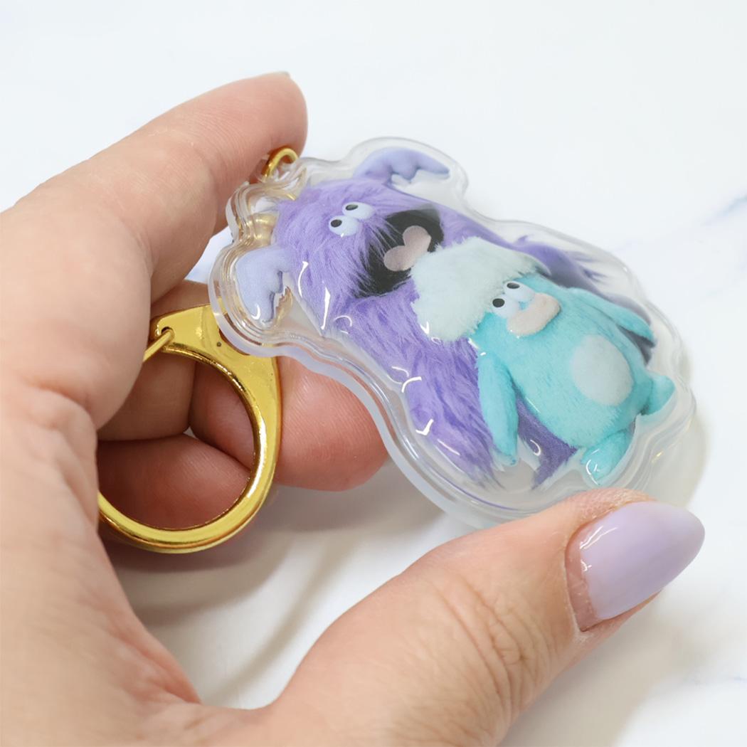 ぷっくりったいキーホルダー キーリング ホイッピ＆ラッピ プレゼント アクキー? メール便可