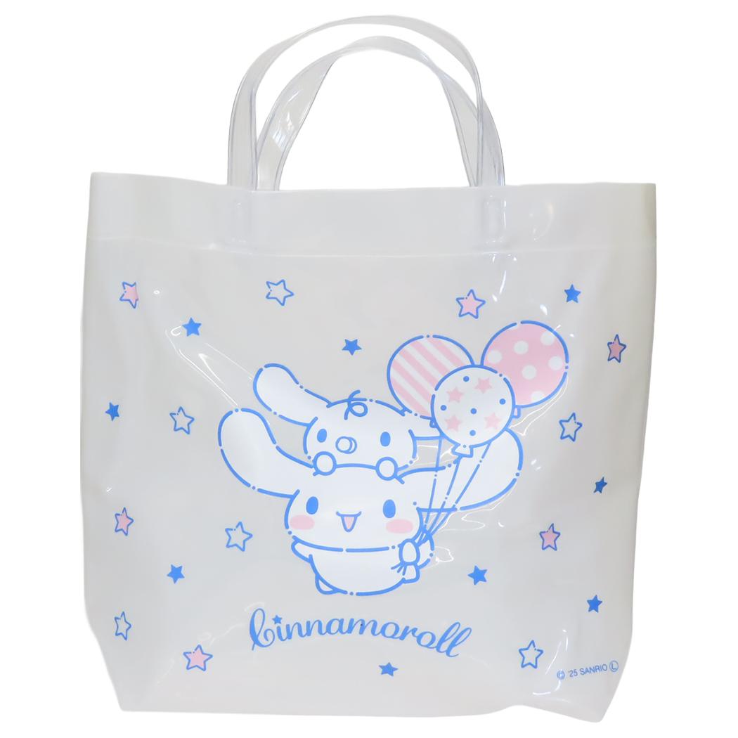 PVCバッグ プールバッグ シナモロール シロ サンリオ マルヨシ 海プール レジャー用品 女の子 メール便可