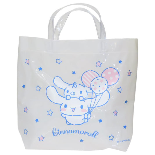 PVCバッグ プールバッグ シナモロール シロ サンリオ マルヨシ 海プール レジャー用品 女の子 メール便可