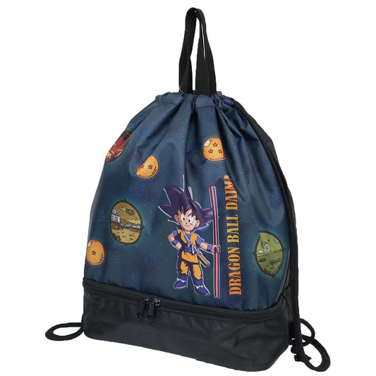 ドラゴンボールDAIMA プールバッグ 2層ナップサック クロ マルヨシ 海プール レジャー用品 アニメキャラクター グッズ シネマコレクション