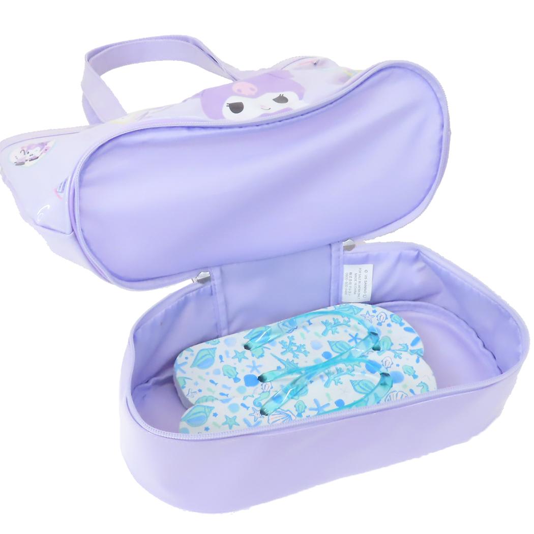 2層トートバッグ プールバッグ クロミ パープル サンリオ マルヨシ 海プール レジャー用品 女の子