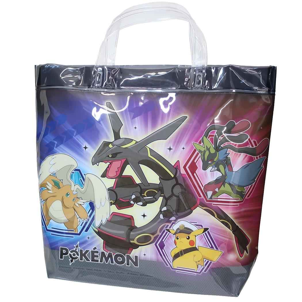 ポケットモンスター ビニールバッグ プールバッグ クロポケモン集合 ポケモン マルヨシ 海プール レジャー用品 キャラクター グッズ メール便可 シネマコレクション