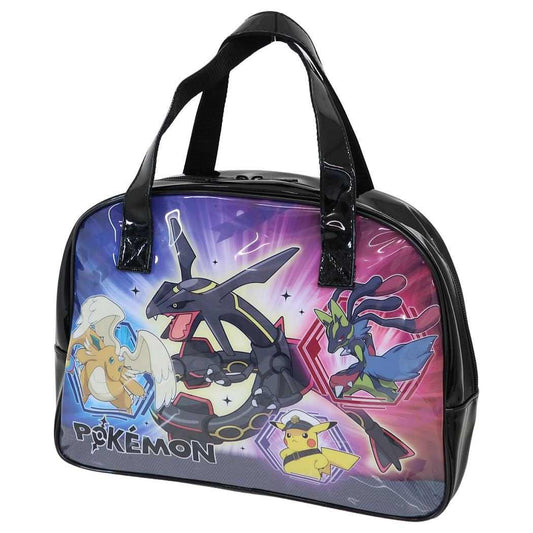 ポケットモンスター プールバッグ ボストンバッグ クロポケモン集合 ポケモン マルヨシ ビニールボストンバッグ 海プール レジャー用品 ビーチバッグ キャラクター グッズ シネマコレクション