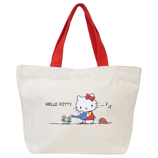 キャンバスミニトート ランチバッグ ハローキティ キナリ サンリオ マルヨシ お弁当かばん メール便可