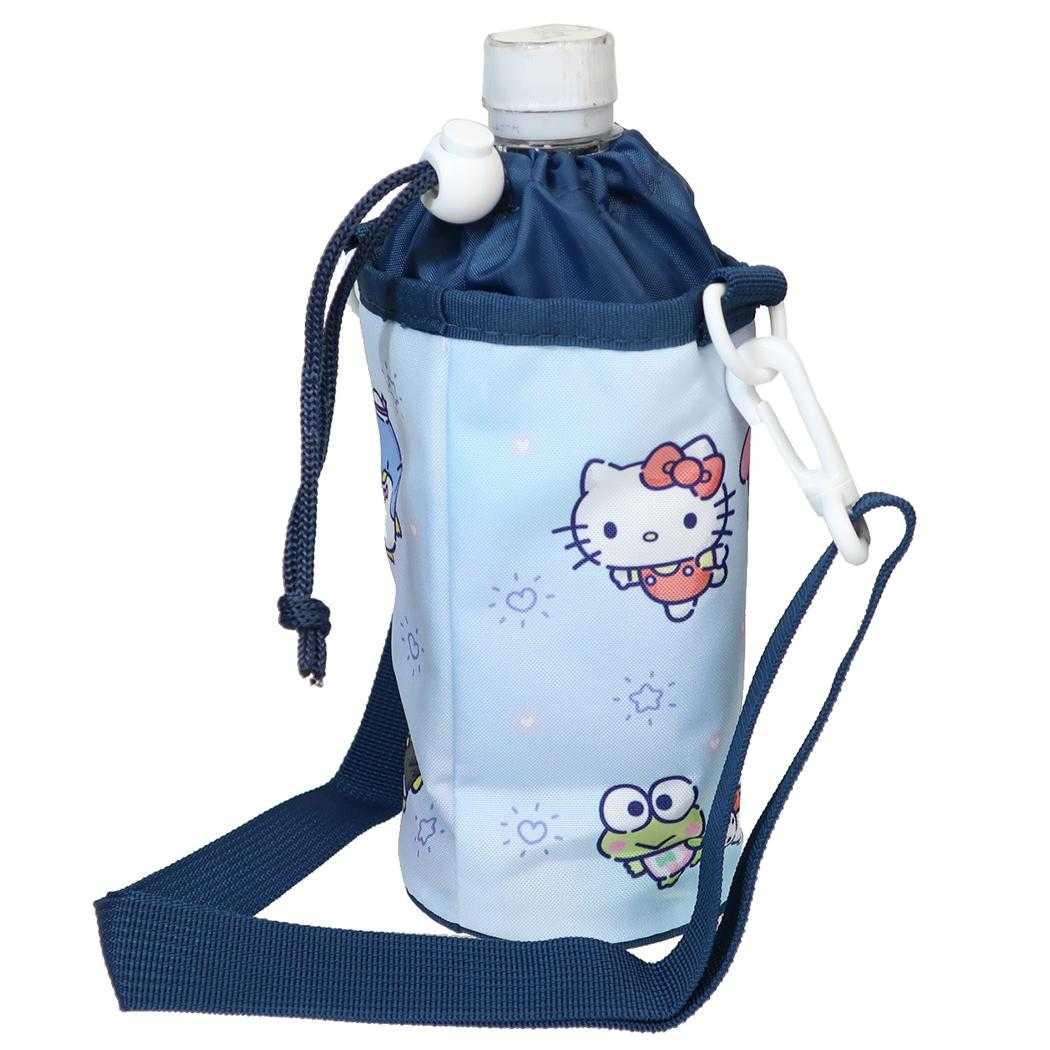 サンリオキャラクターズ ペットボトルホルダー ペットボトルケース ブルー Sanrio マルヨシ アウトドア雑貨 キャラクター グッズ シネマコレクション