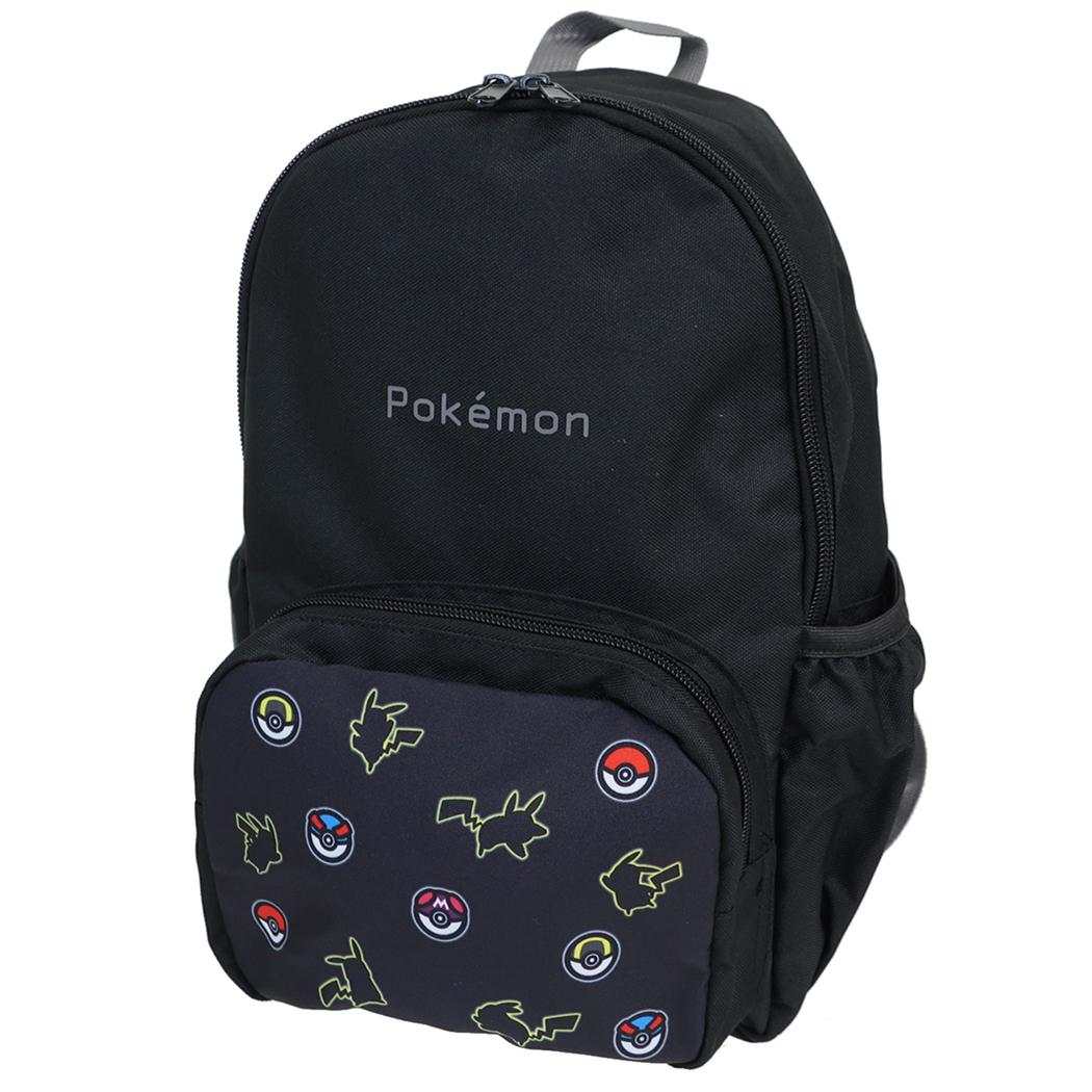 ポケットモンスター デイパック 11Lリュック クロ モンスターボール ポケモン マルヨシ 子供用かばん キャラクター グッズ シネマコレクション