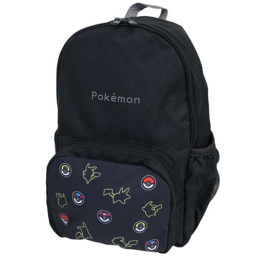 ポケットモンスター デイパック 11Lリュック クロ モンスターボール ポケモン マルヨシ 子供用かばん キャラクター グッズ シネマコレクション
