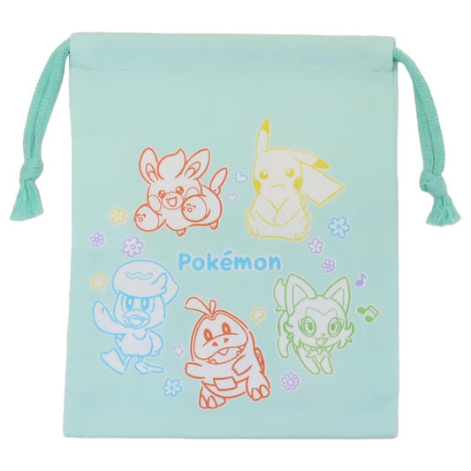 巾着S 巾着袋 ポケットモンスター ミント ポケモン マルヨシ 新学期準備雑貨 幼稚園 小学生 メール便可