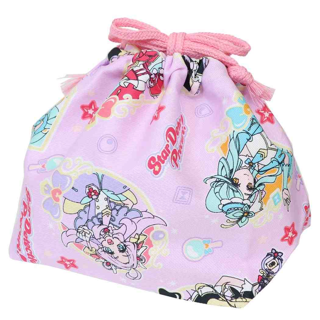 名探偵プリキュア！ ランチ袋 巾着ランチ マルヨシ 新学期準備雑貨 アニメキャラクター グッズ メール便可 シネマコレクション