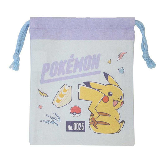 巾着S きんちゃくポーチ 巾着袋 ポケットモンスター サックス ポケモン マルヨシ 新学期準備雑貨 幼稚園 小学生 メール便可