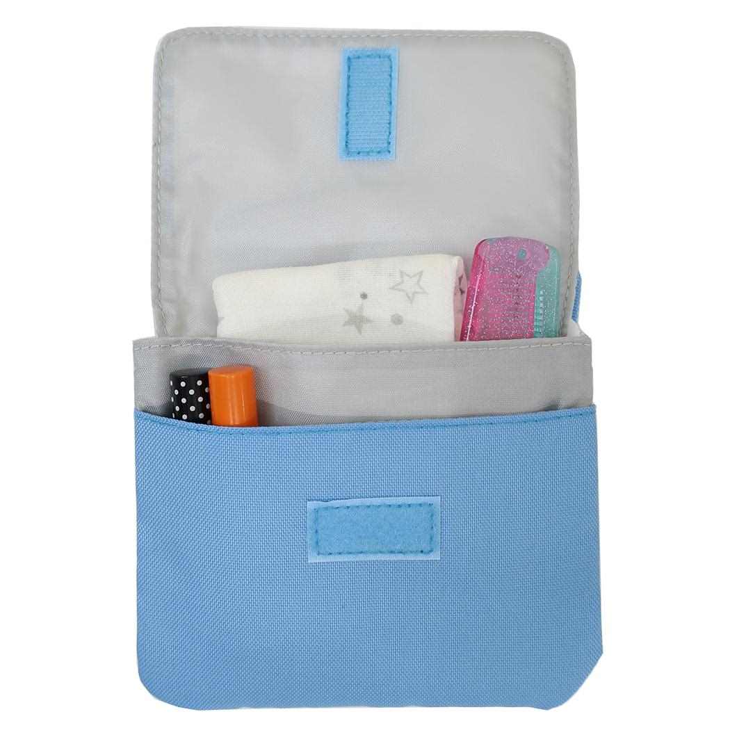 クリップポケットショルダー付き クリップポケット シナモロール サックス サンリオ マルヨシ 子供用ポーチ キッズポーチ メール便可