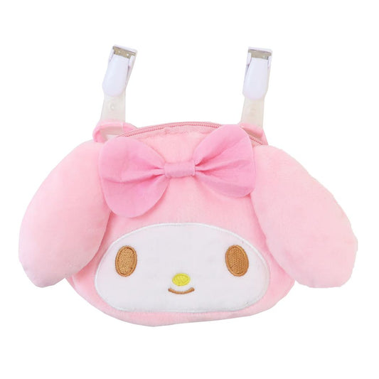 ダイカットクリップポケット クリップポケット マイメロディ 新入学 サンリオ マルヨシ 子ども用ポーチ キッズポーチ ポシェット メール便可
