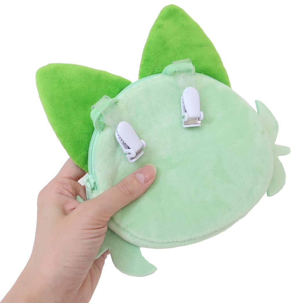 ダイカットクリップポケット クリップポケット ポケットモンスター ニャオハ 新入学 ポケモン マルヨシ 子ども用ポーチ キッズポーチ ポシェット メール便可