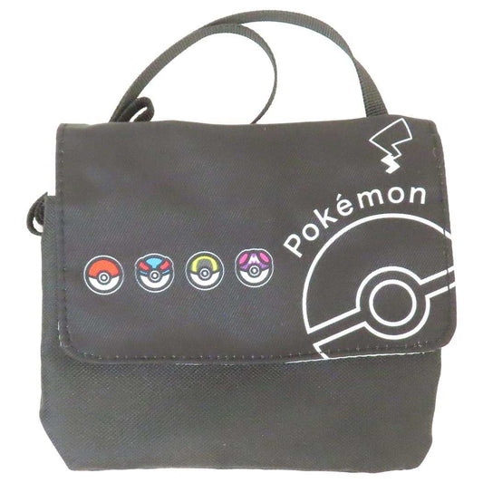クリップポケットショルダー付き クリップポケット ポケットモンスター クロ モンスターボール ポケモン マルヨシ 子ども用ポーチ キッズポーチ メール便可