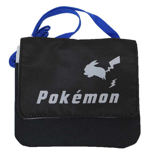 クリップポケットショルダー付き クリップポケット ポケットモンスター クロ ピカチュウ ポケモン マルヨシ 子供用ポーチ キッズポーチ メール便可