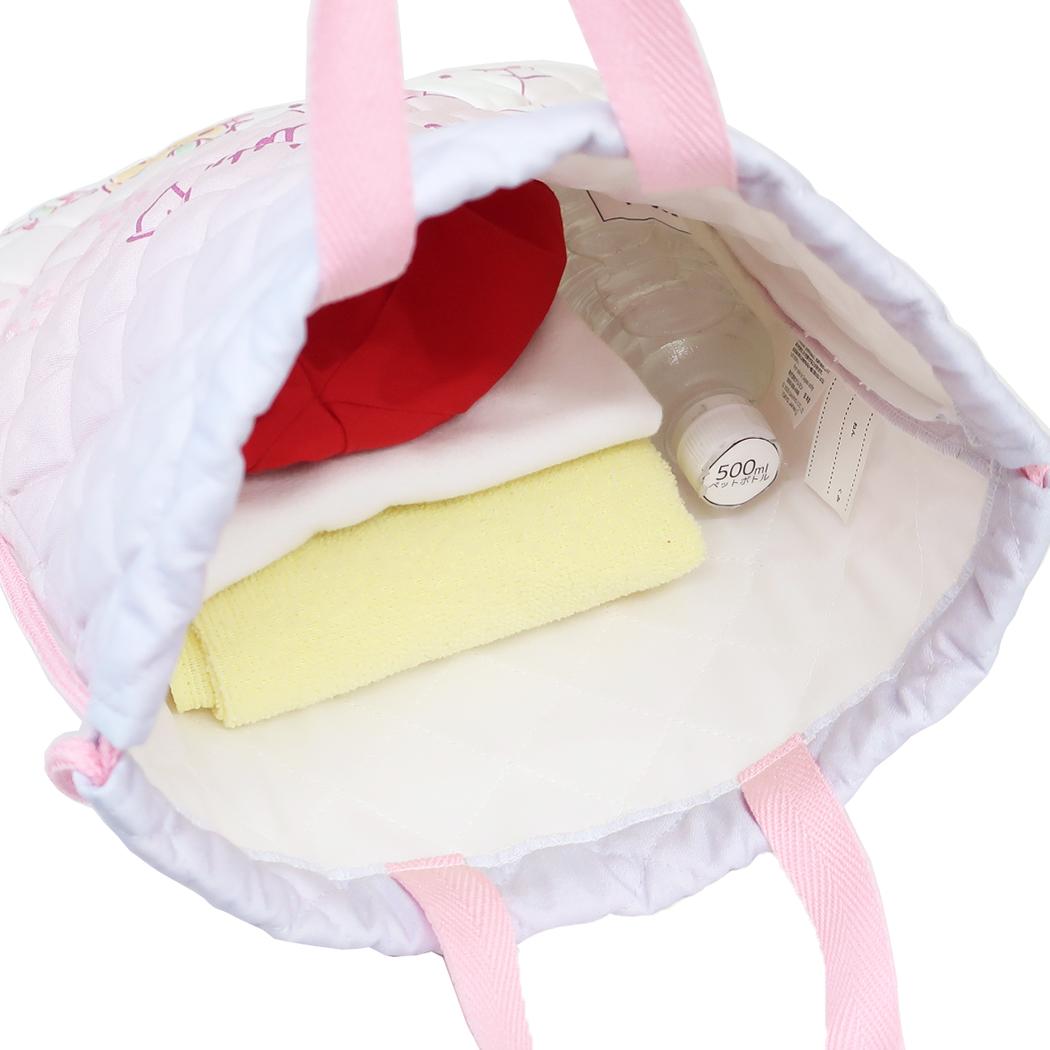 キルトナップサック ナップサック ハローキティ ピンク サンリオ マルヨシ 体操服かばん 新学期準備雑貨 メール便可