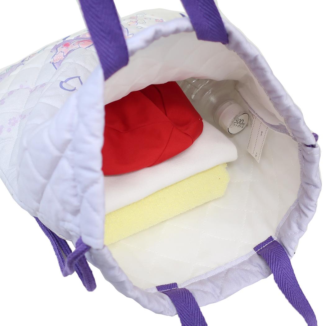 キルトナップサック ナップサック クロミ パープル サンリオ マルヨシ 体操服かばん 新学期準備雑貨 メール便可