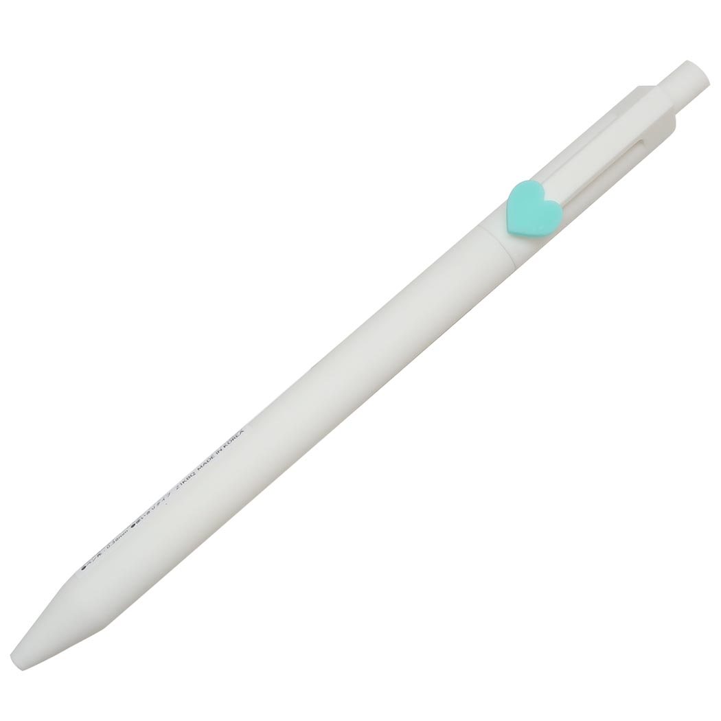 ハートマスコット カラーペン ノック式 ゲルペン カミオジャパン 筆記用具 新学期準備文具 メール便可