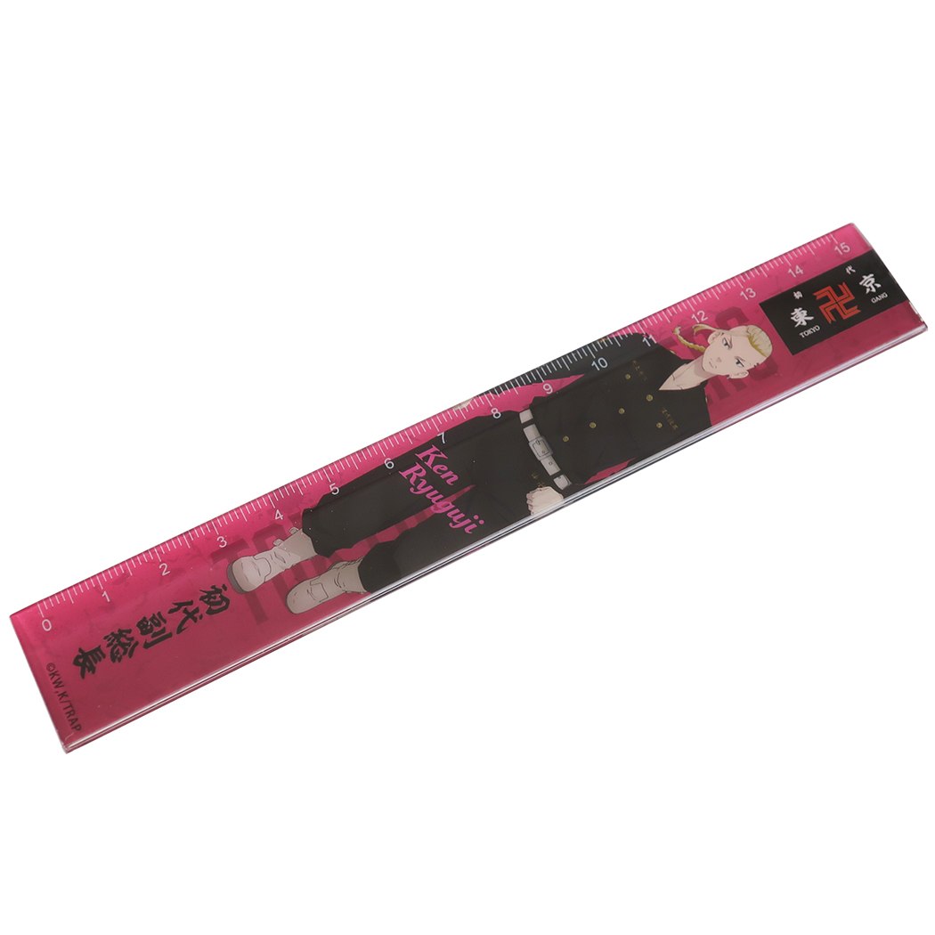 ものさし 15cm 定規 東京リベンジャーズ 龍宮寺堅 少年マガジン カミオジャパン コレクション文具 アニメメール便可