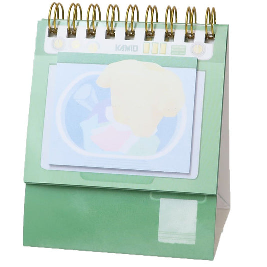 めくってスタンドふせん 付箋 洗濯機 カミオジャパン メモ帳 事務用品 メール便可