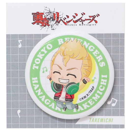 カンバッジ 缶バッジ 東京リベンジャーズ ENJOY MUSIC 花垣武道 私服 少年マガジン カミオジャパン コレクション雑貨 アニメメール便可
