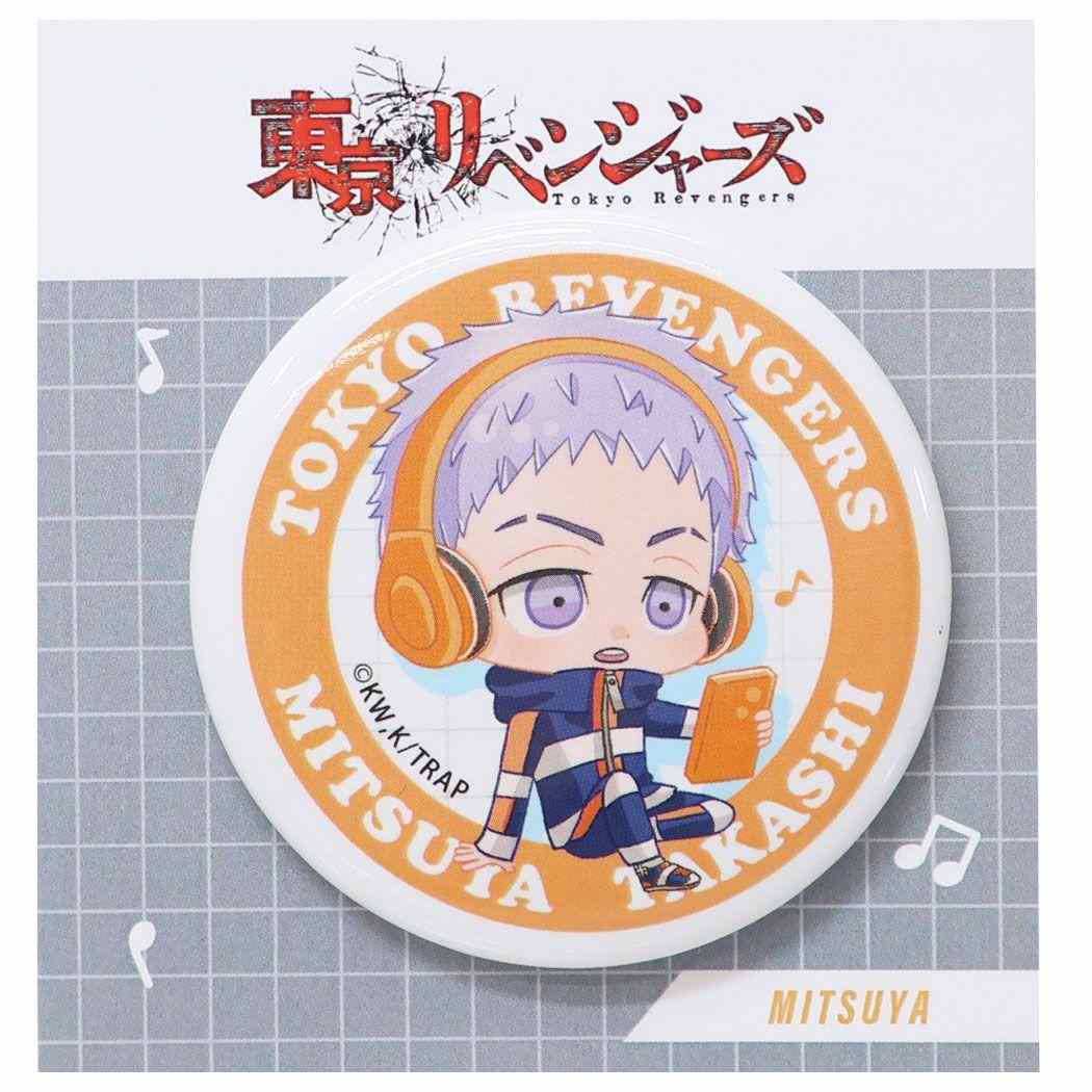 カンバッジ 缶バッジ 東京リベンジャーズ ENJOY MUSIC 三ツ谷隆 私服 少年マガジン カミオジャパン コレクション雑貨 アニメメール便可