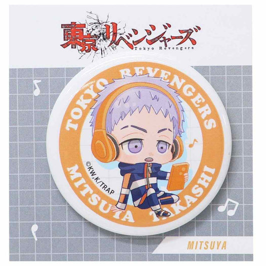 カンバッジ 缶バッジ 東京リベンジャーズ ENJOY MUSIC 三ツ谷隆 私服 少年マガジン カミオジャパン コレクション雑貨 アニメメール便可