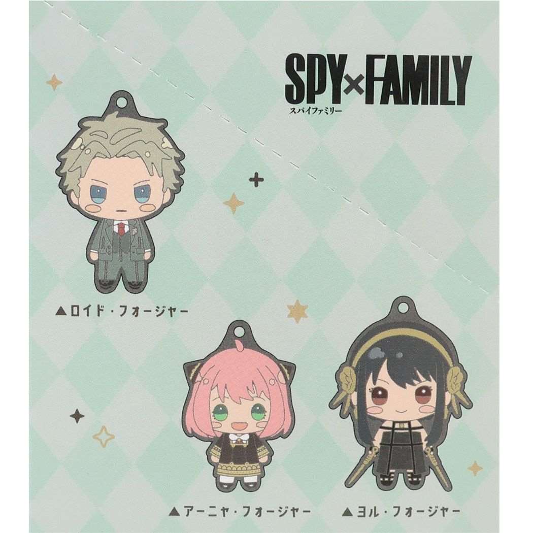 トレーディングラバーストラップ 全6種 6個入セット キーホルダー スパイファミリー SPY FAMILY ちまっこ 少年ジャンプ カミオジャパン コレクション雑貨 携帯ストラップ まとめ買い アニメ