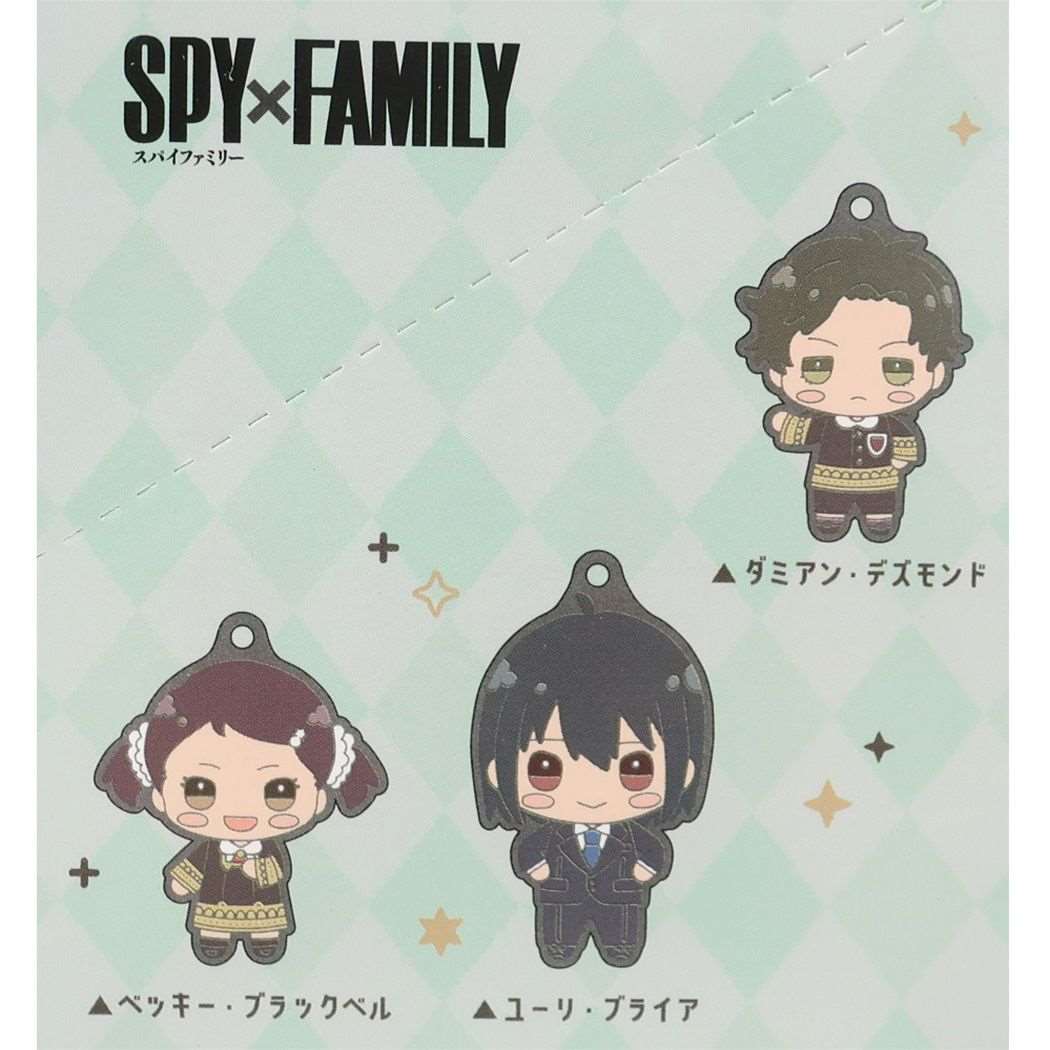 トレーディングラバーストラップ 全6種 キーホルダー スパイファミリー SPY FAMILY ちまっこ 少年ジャンプ カミオジャパン コレクション雑貨 携帯ストラップ アニメメール便可