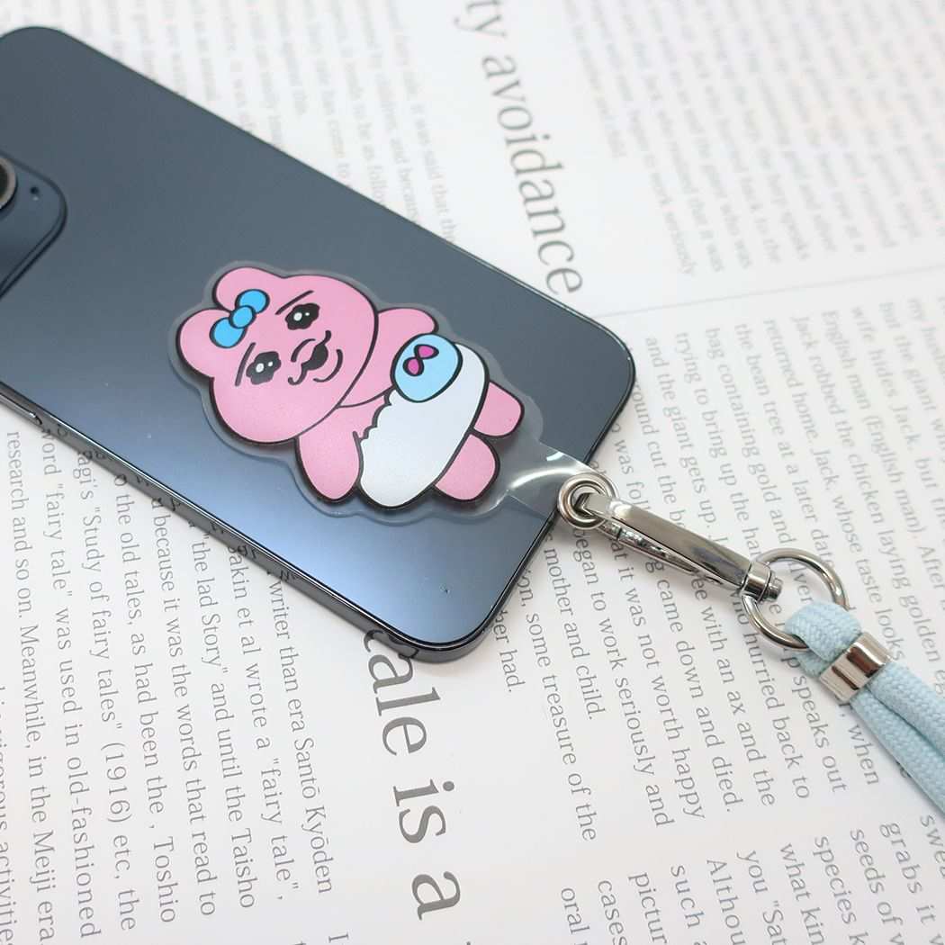 スマートフォンストラップ スマホアクセ おぱんちゅうさぎ ポシェット カミオジャパン ショルダーストラップ スマホショルダー メール便可